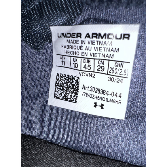Under Armour Phantom 1 Grey 3028384 044 Men's Size 11 New - Picture 3 of 12